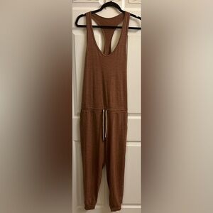 Vuori Racerback Jumpsuit in Burnt Orange
